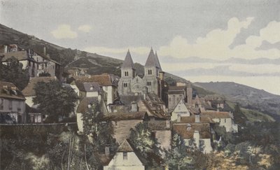 Conques, generell visning av French Photographer