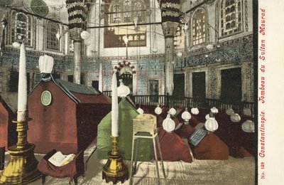Konstantinopel, graven til Sultan Mourad av French Photographer