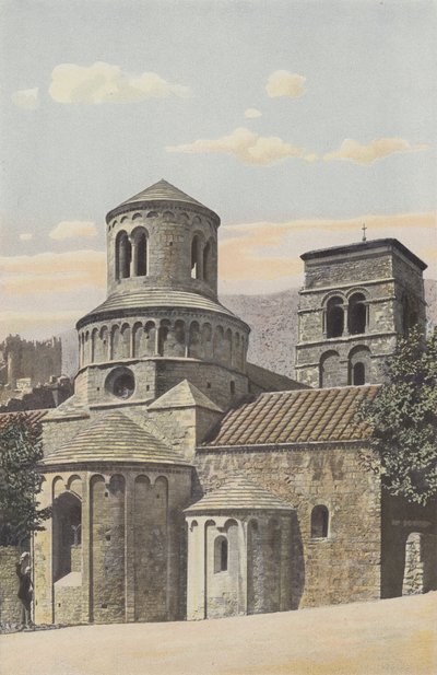 Cruas, Eglise, Ensemble N E av French Photographer