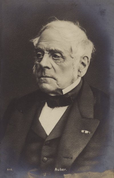 Daniel Auber , fransk komponist (1782-1871) av French Photographer