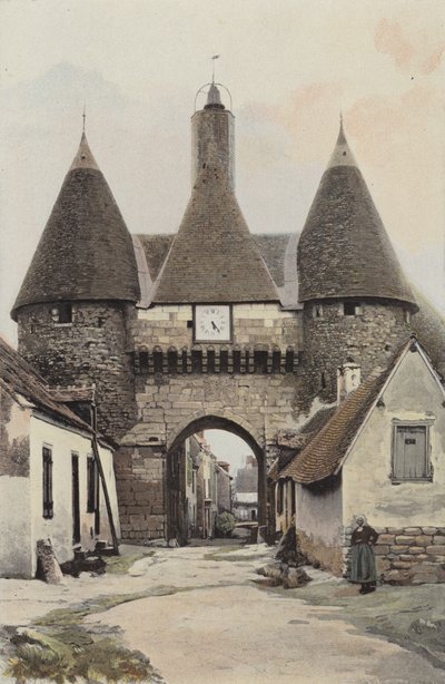 Deols, Gamle byporten av French Photographer