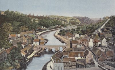 Dinan And La Rance Inferior, utsikt tatt fra viaduen til Lanvallay av French Photographer