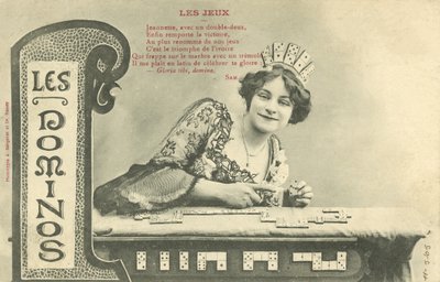 Domino (s/hvitt bilde) av French Photographer