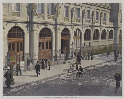Slutt på skoledagen klokken fire, Lycee Janson de Sailly, Paris (fargebilde) av French Photographer