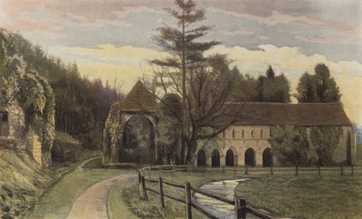 Fontaine-Guerard, tidligere kloster (sammen) av French Photographer