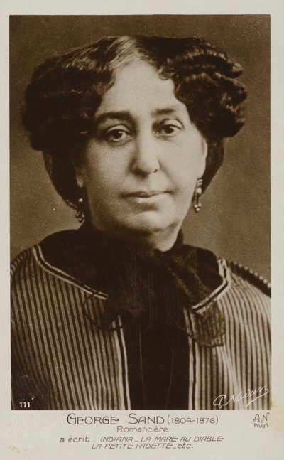 George Sand (1804-1876), fransk forfatter av French Photographer