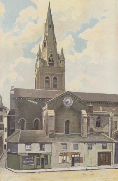 Grenoble, Saint-Andre-kirken, Cote N av French Photographer