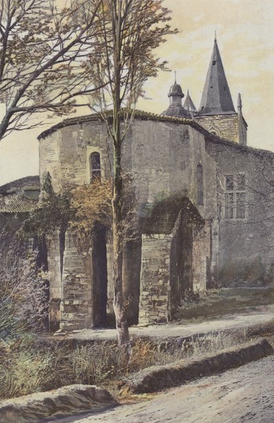 Hagetmau, kirke, Cote de labside av French Photographer
