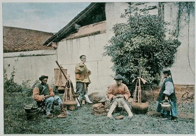 Omreisende skomakere i Kina av French Photographer