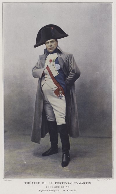 Jean Coquelin som Napoleon i Plus que Reine (farget bilde) av French Photographer