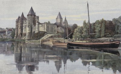 Josselin, Chateau av Rohan-familien av French Photographer