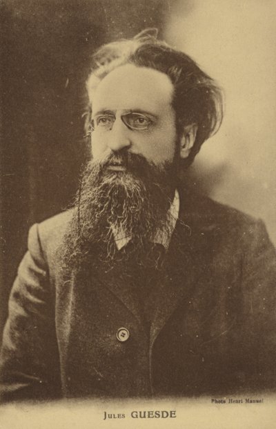 Jules Guesde (1845-1922), fransk journalist og sosialistisk politiker av French Photographer