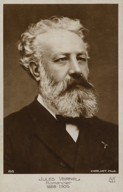 Jules Verne (1828-1905), fransk forfatter av French Photographer