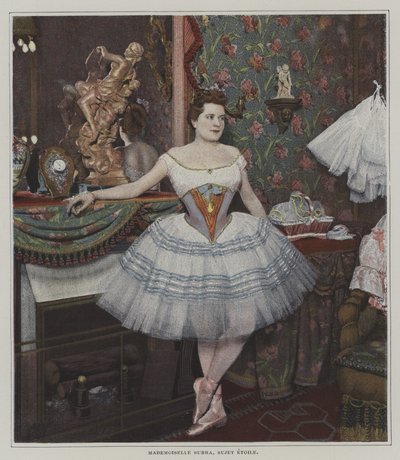 Julia Subra , italiensk ballettdanser (fargebilde) av French Photographer
