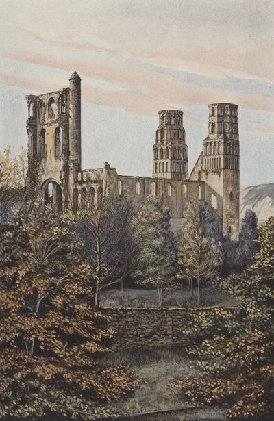 Jumieges, Tidligere Abbey, Together N E av French Photographer