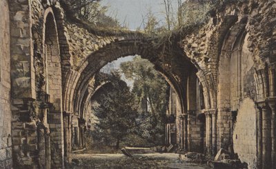 Jumieges, refektoriet til det tidligere klosteret av French Photographer
