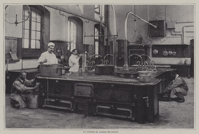 Kjøkkenet til Lycee Janson-de-Sailly, Paris (s/h foto) av French Photographer