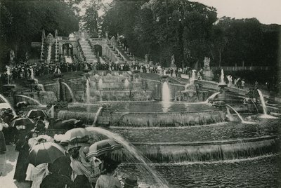 La Cascade på Great Waters Day, Waterfall, a Day of Water-Works (fotogravyr) av French Photographer