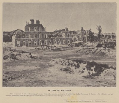 Paris-kommunen, Fort De Montrouge (s/hvitt-bilde) av French Photographer