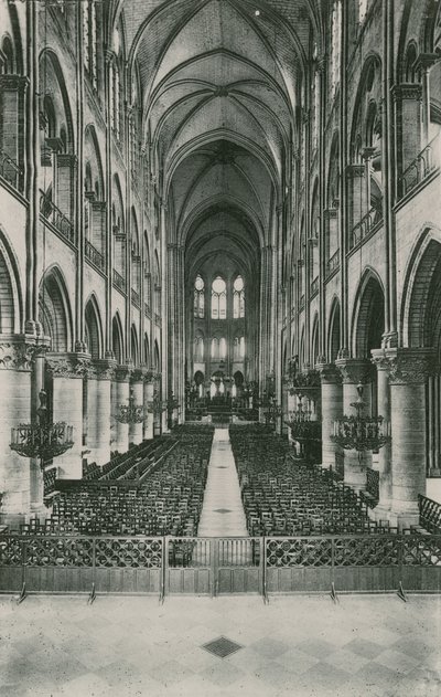 Nave of the Church Notre-Dame, Nave of the Church Notre-Dame (fotogravyr) av French Photographer