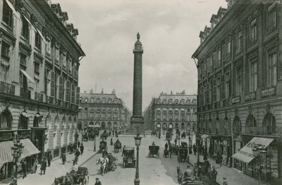 La Place Vendome, Place Vendome (fotogravyr) av French Photographer