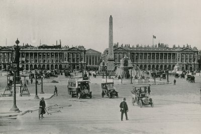 La Place de la Concorde, The Place of the Concord (fotogravyr) av French Photographer