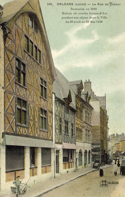 La Rue de Labour, Orleans (fargebilde) av French Photographer