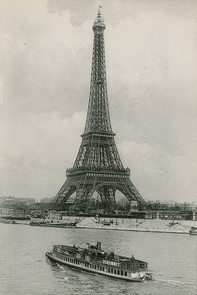 La Tour Eiffel, Eiffeltårnet (fotogravyr) av French Photographer