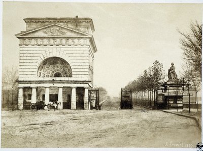 Barrieren til Passy i "the barriers of Paris"" fotografier av Gouviot av French Photographer