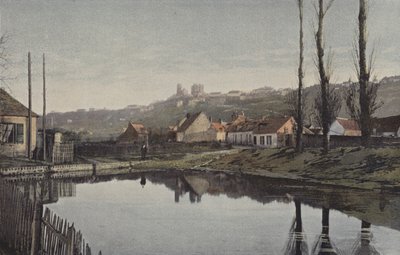 Laon, generell utsikt tatt fra sletten av French Photographer