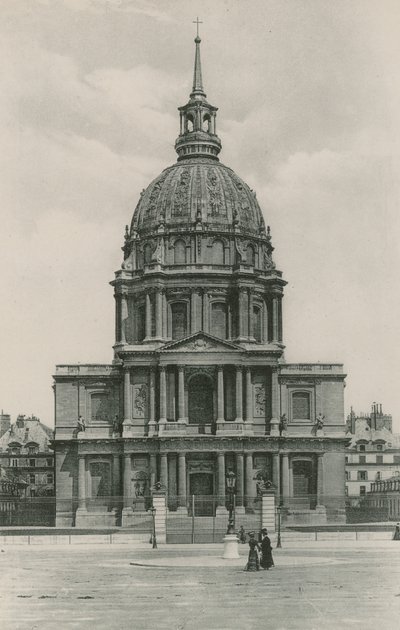 The Dome of the Hôtel des Invalides, Dome of the Invalids (fotogravyr) av French Photographer