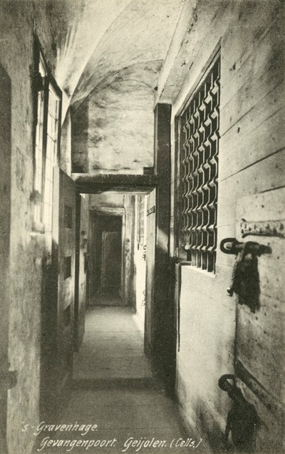 Le Hague, Prison Gate, celler av French Photographer