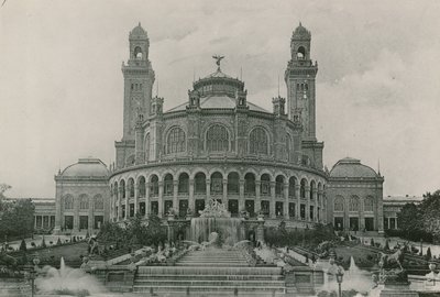 Le Palais du Trocadero, Trocadero-palasset (fotogravyr) av French Photographer