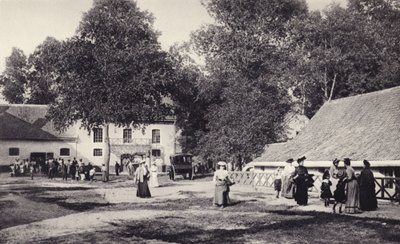 Le Touquet, låvene og byrene osv., som i 1903 ble arrangert for å ta imot gjester i det som var det første Hermitage Hotel av French Photographer