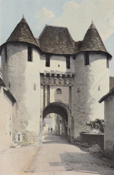 Levroux, porten til det gamle slottet av French Photographer