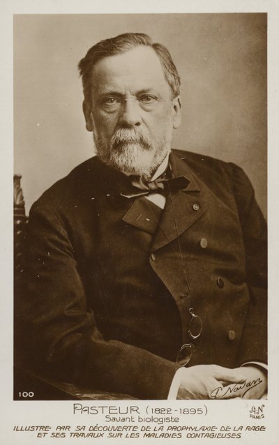 Louis Pasteur (1822-1895), fransk kjemiker og mikrobiolog av French Photographer
