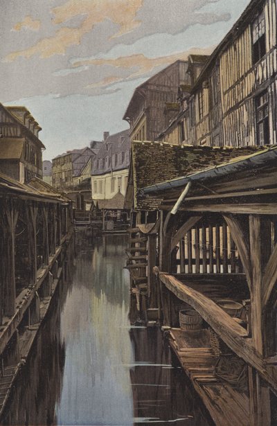 Louviers, vaskehus og trehus av French Photographer