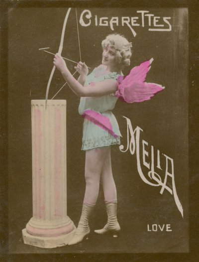 Kjærlighet, jente utkledd som Cupid (bilde) av French Photographer