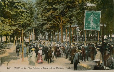 Lyon, Place Bellecour på Music Hour av French Photographer