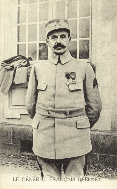 Marie-Eugene Debeney, fransk general fra første verdenskrig (s/hvitt-bilde) av French Photographer