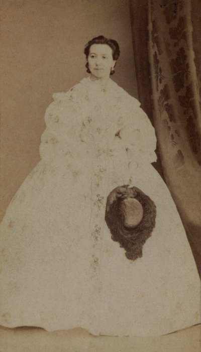 Marie Taglioni, svensk ballettdanser (s/hv-bilde) av French Photographer