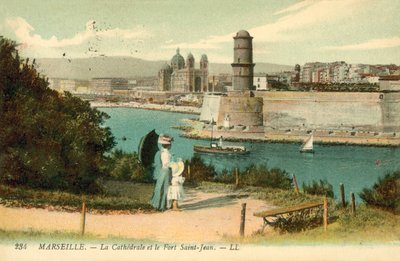 Marseille, katedralen, Fort Saint-Jean av French Photographer