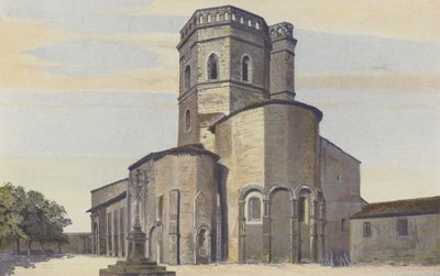 Maubourguet, kirke, sammen S E av French Photographer