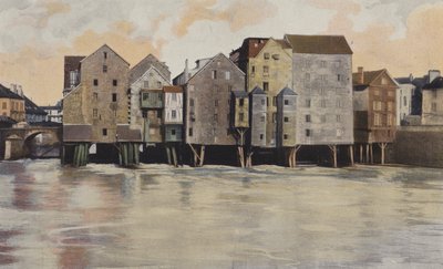 Meaux, Old Mills on the Marne av French Photographer