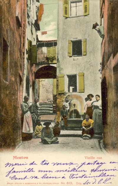 Menton, Frankrike, Old Street av French Photographer