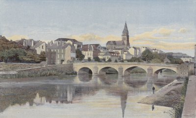 Mezieres, Pont dArches og Mohon klokketårn av French Photographer
