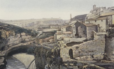 Minerva, Utsikt fra bredden av Cesse av French Photographer
