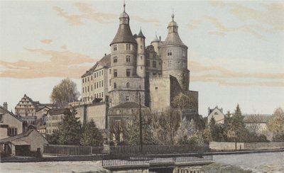 Montbeliard, Utsikt over slottet av French Photographer