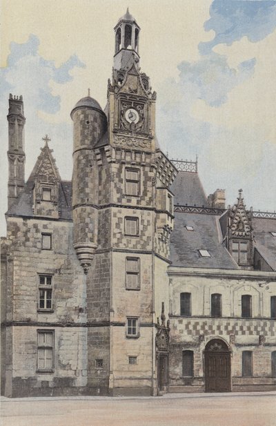 Montigny-le-Gannelon, Chateau, Trappetårn av French Photographer