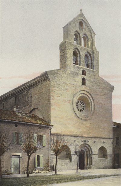 Montsaunes, kirke, fasade O av French Photographer